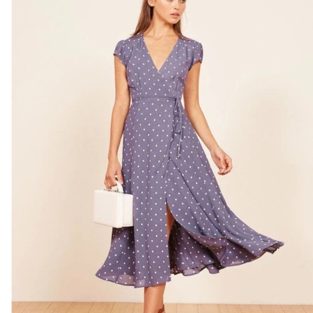 Reformation wrap dress